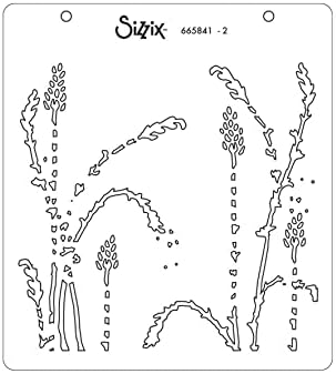 Sizzix Making Tool Stêncil em camadas 6 x6 por Olivia Rose -wildflowers -665841