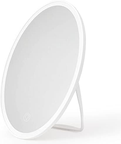 Tela de toque xtralite Espelho de maquiagem iluminado com brilho ajustável, USB recarregável