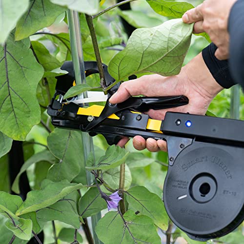 Tiener inteligente, máquina de amarração de plantas, sem necessidade de grampos, máquina de vedação elétrica de calor,