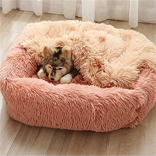 Zlxdp super macio inverno quente tapetes de dormir cão cão camas de estimação longa de gato de gato para animais de estimação