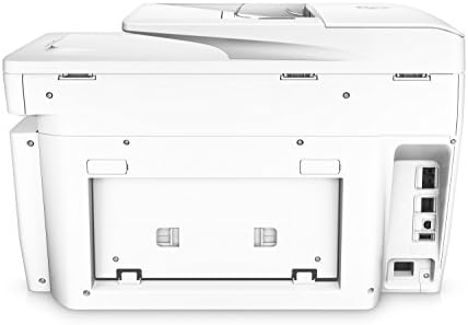HP OfficeJet Pro 8730 All-in-One 4-Color Jet Printer com impressão duplex e móvel em branco