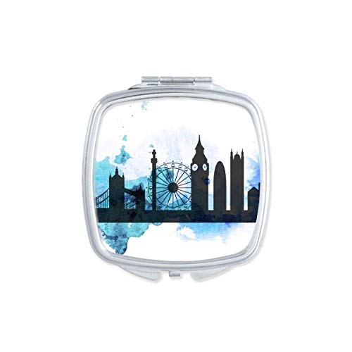 London Tower Bridge Survine Inglaterra Mirror portátil Compact Pocket Maquiagem de dupla face de vidro