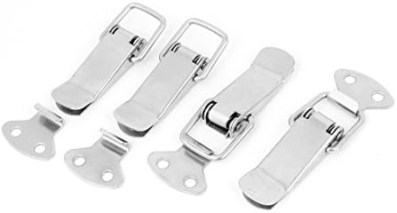 Aexit Caixa de ferramentas Caixa de hardware Gabinete gaveta de peito Metal Lock Toggle trave hasp 73mm Comprimento 4pcs