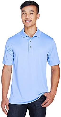 HARRITON M345 Vantagem masculina Il Snap Placket Performance Polo