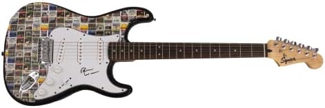 Brian Wilson assinou autógrafo em tamanho real personalizado único 1/1 Fender Stratocaster Guitar com James Spence JSA Autenticação-The