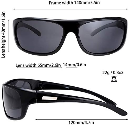 Óculos de sol esportivos polarizados para homens mulheres beisebol correndo ciclismo de pesca acionando os óculos de sol de softbol