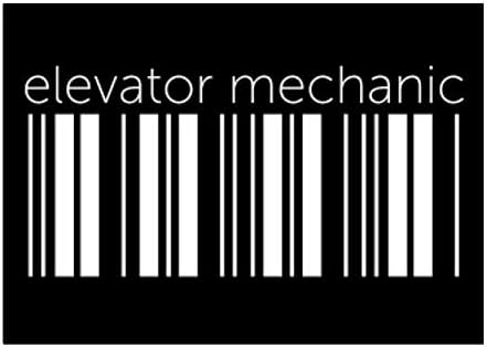 Teeburon Elevator Mechanic Bender Barcode Sticker Pack x4 6 x4