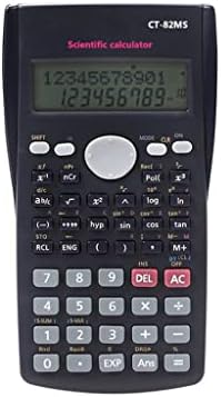 Calculadora científica compacta de quul handheld 12 dígitos de 2 linhas de grande linha estatísticas de matemática log com função