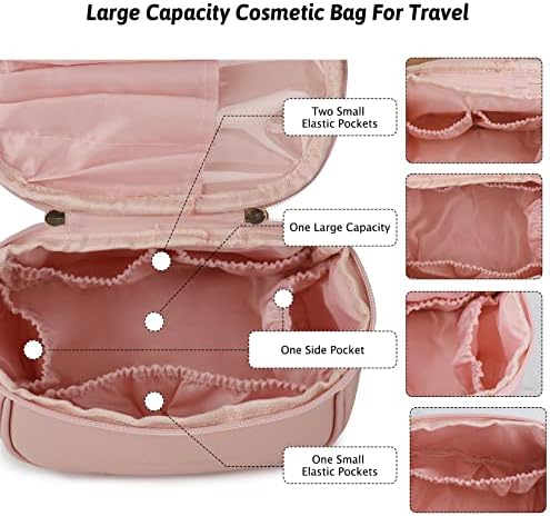Bolsa de maquiagem de Toovren sacos de cosméticos portáteis compõem Bolsa Viagens Cosméticos Pincéis Bolsa de Armazenamento