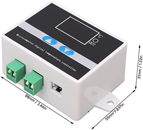 Controlador de temperatura digital Termostato de alta precisão com um sensor de resfriamento de aquecimento à prova