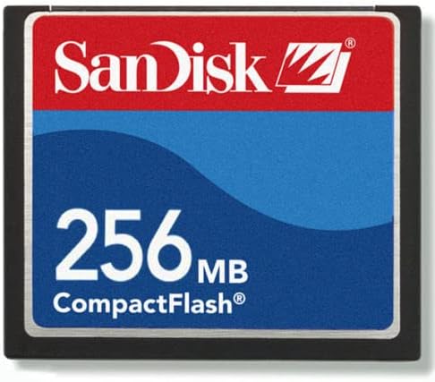 256 MB Sandisk 24x Grade padrão de cartão compactflash