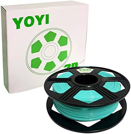 Yoyi yoyi PLA+ Filamento da impressora 3D, PLA mais filamento 1,75 mm, precisão dimensional +/- 0,03 mm, 1kg de bobo, PLA+ ciano