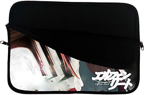 Elfen Lied Anime Laptop Saco de Laptop Saco de Laptop de 15 polegadas Mousepad Surface Anime Bolsa de computador/comprimido