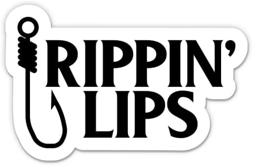 Rippin Lips Fishing Fisherman Vinyl Adtenhor - Telefone do carro - 3