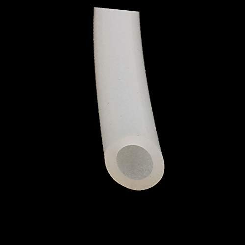 X-dree 5mm x 8 mm translúcido tubo de mangueira de água de silicone 1 metro de comprimento (tubería de Agua de Tubo de Silicona Translúcida