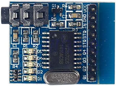 GUMP MODULO DE DECODO DE VOZ MT8870 DTMF Módulo de decodificador de voz/Decodificador de áudio Módulo de decodificação