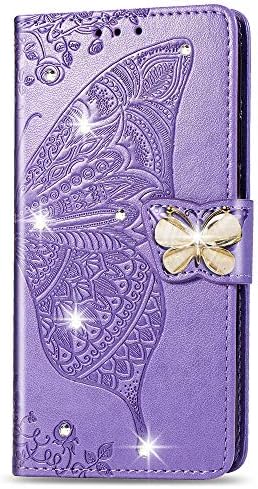 IMEIKONST CASO PARA SAMSUNG Galaxy S23 Ultra Wallet Case Diamond Bling Flip Case Kickstand Card Slot Magnetic Soft PU couro