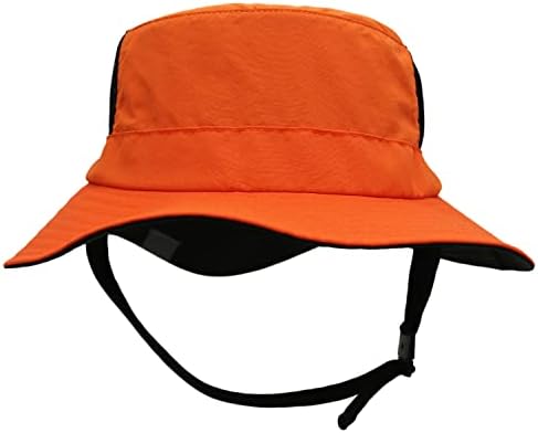 Chapéu de surf de balde para homens Mulheres resfriando larga lareira Cabeça de cabeça Capéu de sol UV Strings ajustáveis