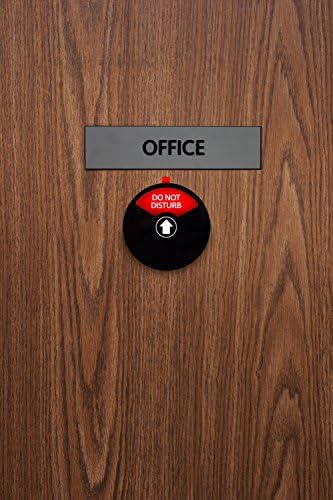 Kichwit Conference Room Sign para porta, sinal de privacidade, não perturbe o sinal, sinal vago, por favor batendo sinal, sinal de escritório, sinal da conferência para escritórios, 5 polegadas