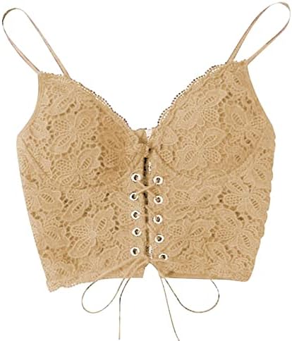 Bras de renda feminina Sexy Spaghetti Strap colete sem costura Bralette Back fechamento BRA CROP TOP CAMISOL