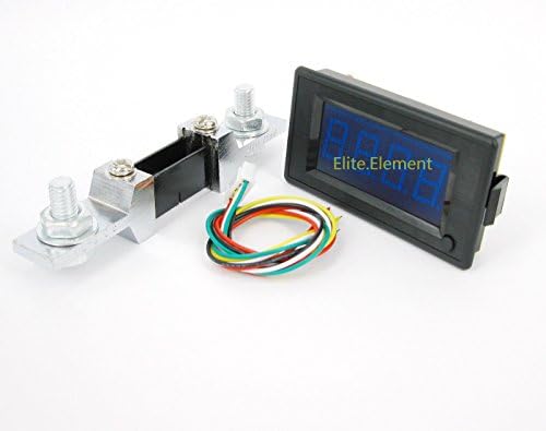 AILI® novo DC 0-200V 0-200A Bidirecional Corrente de tensão Combo Monitor de bateria do medidor