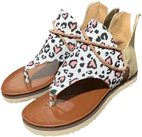 Sandálias para plataforma feminina de estilo étnico renda estampa up chinelos de sandália romana aberta de pé de praia sapatos de tornozelo