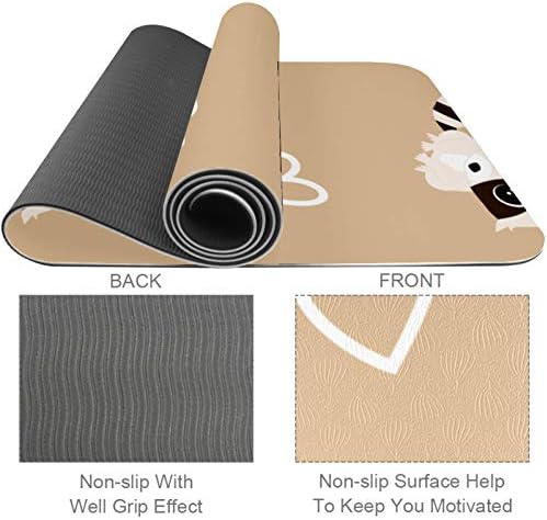 Siebzeh Seal Animal Premium grosso de ioga MAT ECO AMPRENHO DE RORBOMENTE E SAT INNOMBLEIRO DO SLIP para todos os tipos de ioga de exercício