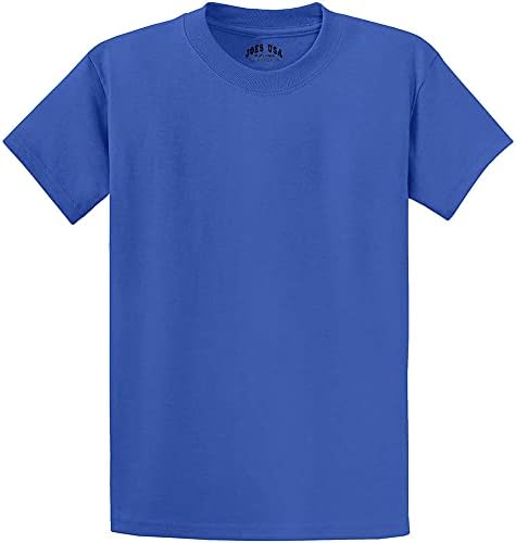 Camisetas de algodão/poli dos EUA de Joe USA 50/50 em tamanhos regulares, grandes e altos