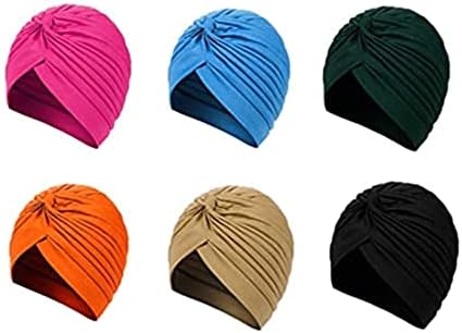 Mulher Turban Head Chead Wrap Chemo Cancer Cap Beanie African India's Hat for Women Girl