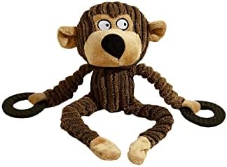 Qwinee cachorro squeak pluxus pluxhoat cartoon macaco som brinquedo de brinquedo de pilota