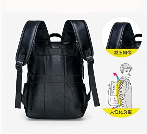 Dujhw Moda Menina Casual Mochila Móia de Viagem Man grande Capacidade Backpacks de laptop de couro para adolescentes
