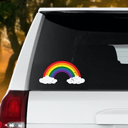 Decalques de carro gay orgulho arco -íris decalque gay orgulho LGBT Rainbow Igualdade lésbica Vinil adesivos Decal