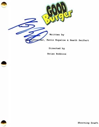 Kenen Thompson assinou autógrafo bom script de filme de hambúrguer - Saturday Night Live