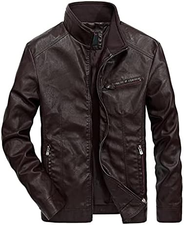Ruiy mass casacos jaqueta de couro motocicleta moda slim fit Faux Leather Collar Filed Harm Plus elegante Jackets