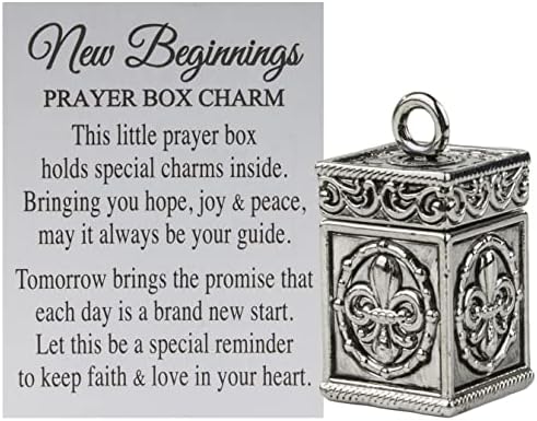 Gnz New Beginnings Caixa de oração e encantos com cartão de história