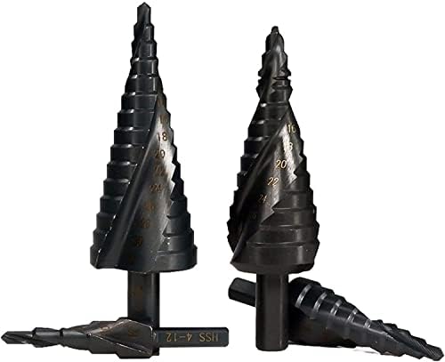 FERRAMENTO DE AÇO BITS FERRAMENTAS DE COBALT ETAPE CONE BIT BIT BIT NITRIA COMUSTO DE MUDO/METAL FURO CORTE DRINHA