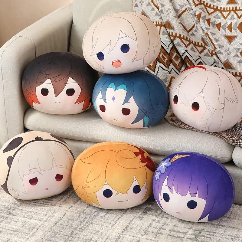ETUF Anime Genshin Impact Plush Boshpling Plushie de pelúcia de luxo de luxo de travesseiros de almofada Decorações