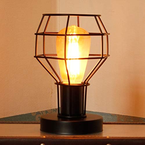 Magland Small Lamp Lamp vintage Industrial Bedrance Lamp para quarto e decoração da casa de fazenda com lâmpada quente do