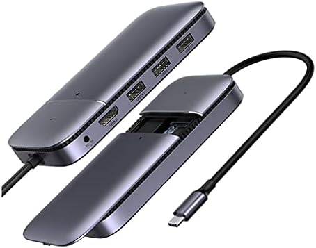 SBSNH USB C Hub USB Tipo C 3.1 a M.2 B-key HDMI 4K 60Hz USB 3.1 10 Gbps USB C Splitter Hub Hub