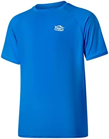 Camisas de natação de Rashguard masculinas de Willit UPF mais de 50 camisas de proteção solar de manga curta SPF camisa de praia seca rápida