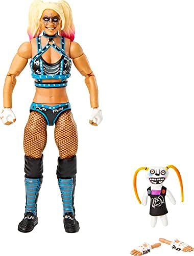 Mattel WWE Alexa Bliss Elite Collection Action Figura, Articulação de luxo e detalhes semelhantes a vida com acessórios icônicos, 6 polegadas
