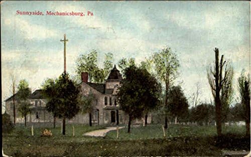 Sunnyside Mechanicsburg, Pennsylvania PA Original Antique Posta Cartão