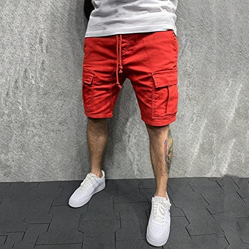 Shorts masculinos da RTRDE Moda casual de verão shorts de bolso múltiplo solto shorts casuais ao ar livre homens