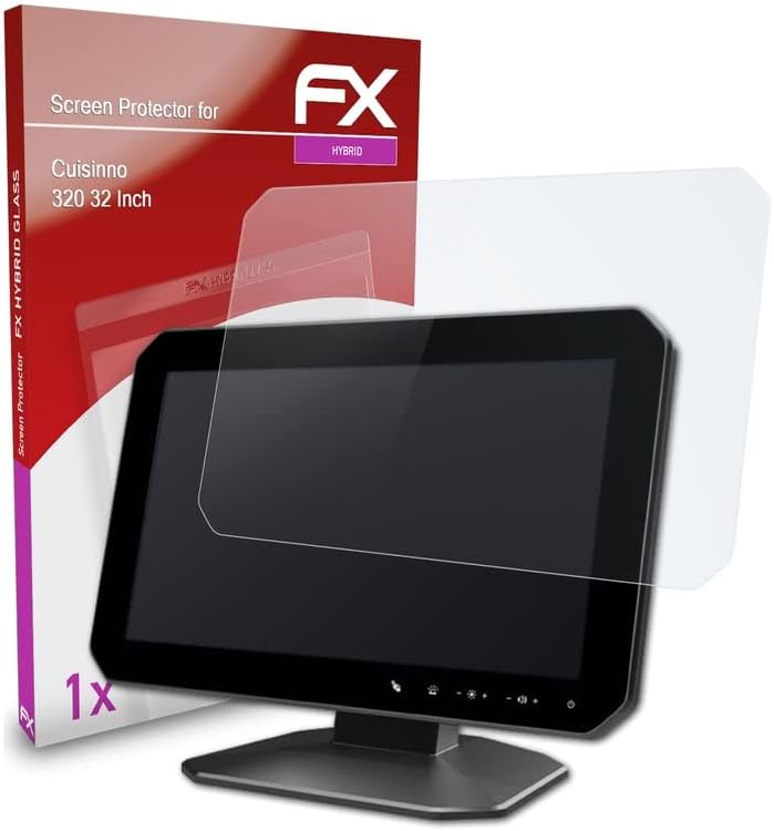 Atfolix Plastic Glass Protective Film Compatível com Cuisinno 320 Protetor de vidro de 32 polegadas, protetor de tela de