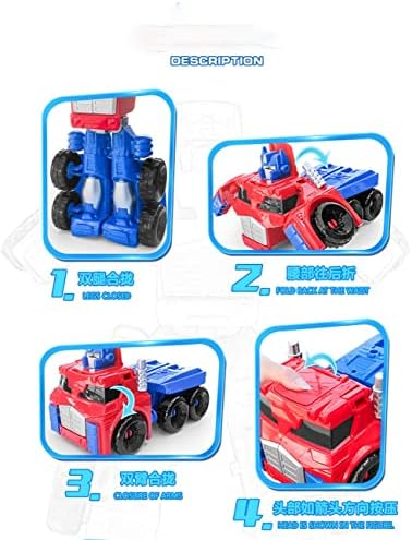Wousunly Transformateurs derrama enfants jouet king kong grande Voiture otimus Prime robot guerrier modèle 3 garçons 6