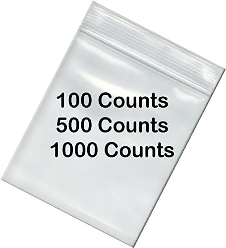 Canto BNY 2 mil 5x10 Space Saver Reclosable Poly Ziplock Bag 5 x 10 - 500 contagens