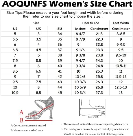 AOQUNFS Women Women Latin Ballroom Sapatos de dança Lace-up Modern Salsa Practice Dance Shoes, modelo Ry-rbnjb