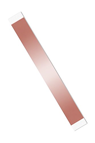 Taquecase CFL-5A 0,75 x 1 -250 fita de alumínio de cobre com adesivo acrílico não condutor CFL-5A, 0,0035 mil espessura, 1 comprimento,