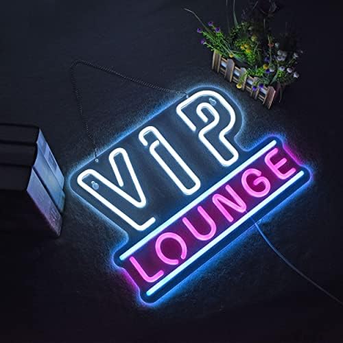 VIP Lounge Neon Sinais para decoração de parede VIP LEVA LED NEON LUZ para decoração de quarto, sinal de luz LED com