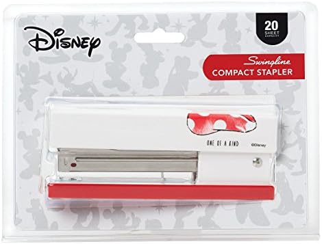 Disney Minnie Mouse grampeler por swingline, compacto, 20 folhas, design de arco